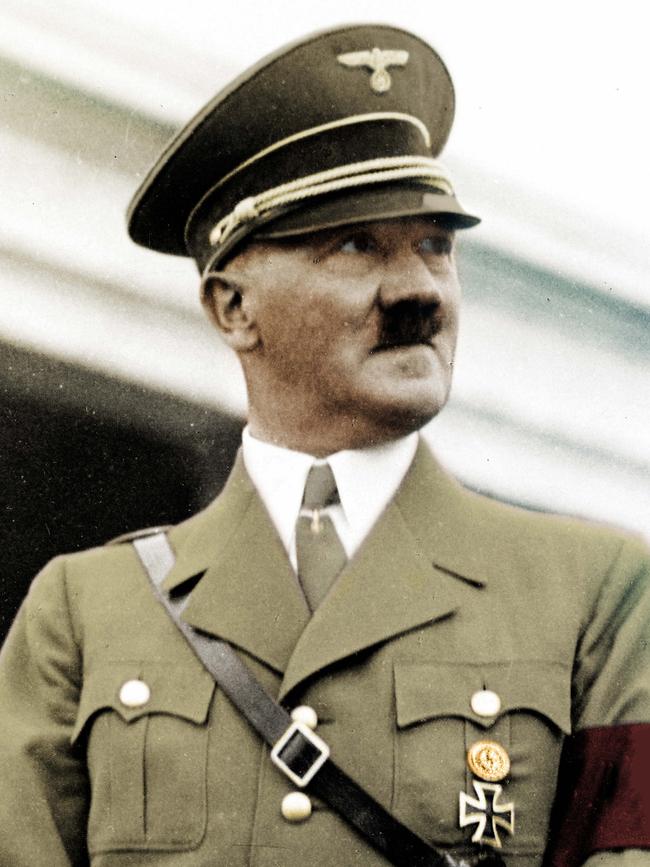 Adolf Hitler. Picture: Getty Images / Digitally altered image