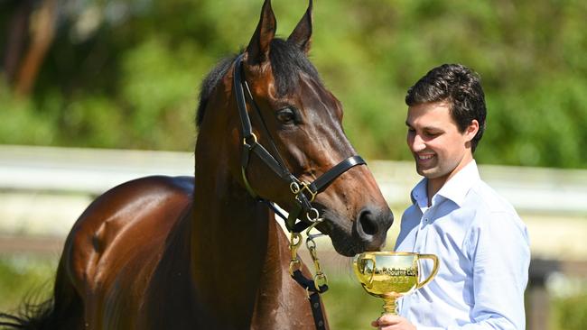 Without A Fight will have scans on his injured tendon this week. Picture: Vince Caligiuri — Getty Images.