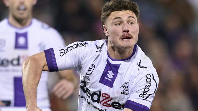 Jonah Pezet believes his future is at the Storm. Picture: Getty Images