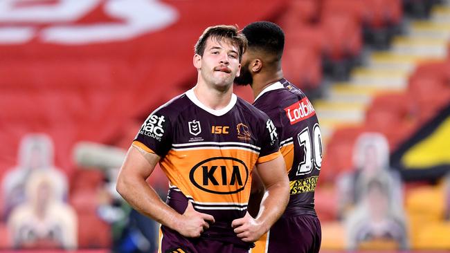 The battling Broncos risk losing some of their fans. Picture: Bradley Kanaris/Getty Images