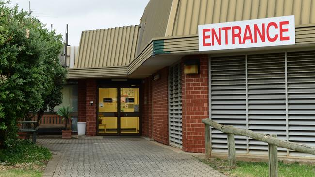 Entrance to the Oakden Older Persons Mental Health facility. Picture: Mark Brake