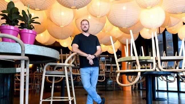 Owner Andrew Baturo at Naga Thai in Brisbane City. Picture: John Gass