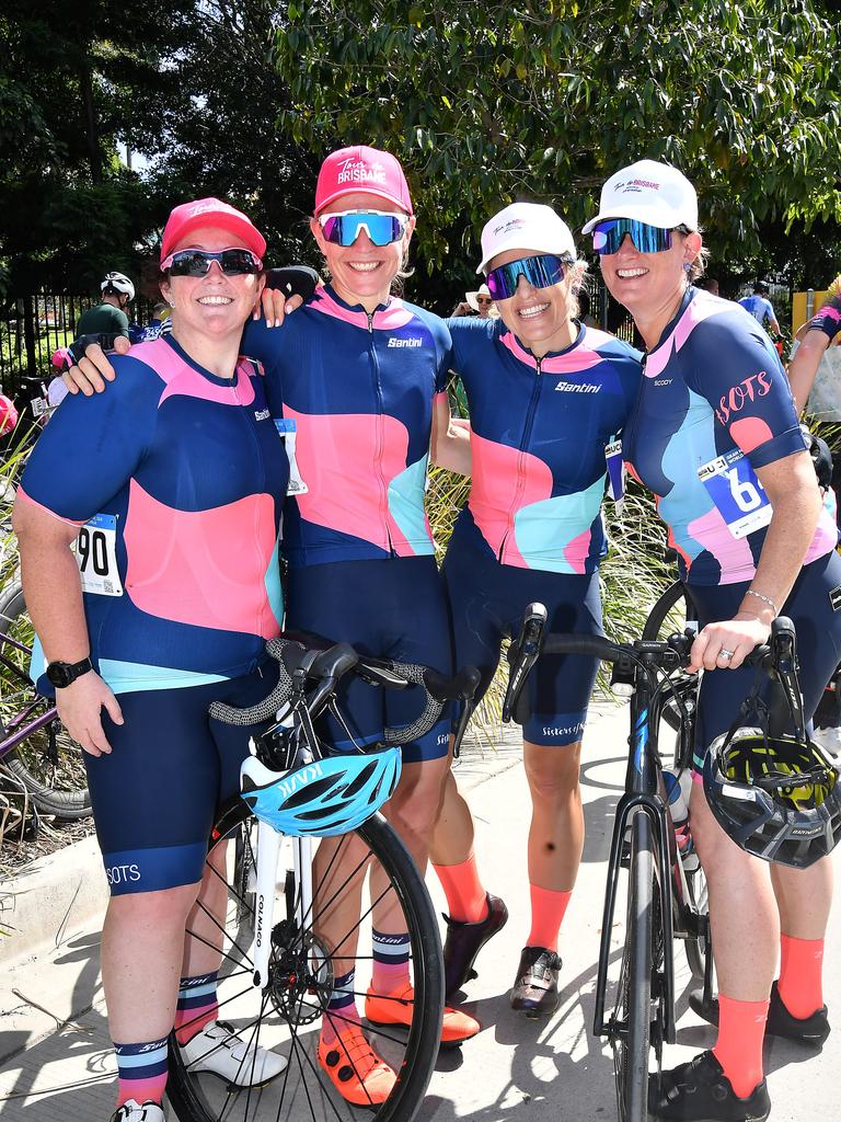 Tour de Brisbane. Sunday April 14, 2024. Picture, John Gass