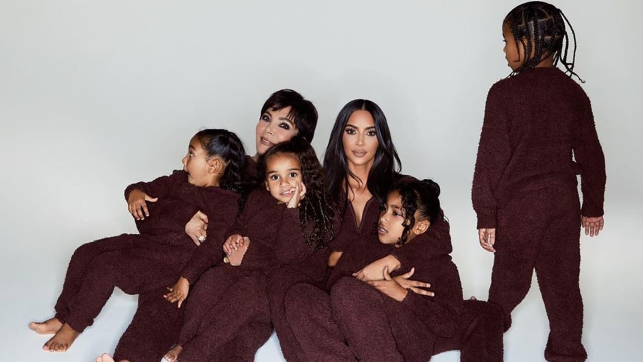 Kardashian Christmas Card 2022 Kim Kardashian Posts Family Christmas Card Pics With Some Notable Members  Missing | News.com.au — Australia's Leading News Site