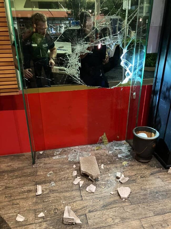 January 2021: Jason Hanna’s Lazy Susan's Eating House at Cavenagh St, Darwin, was broken into. Picture: Supplied