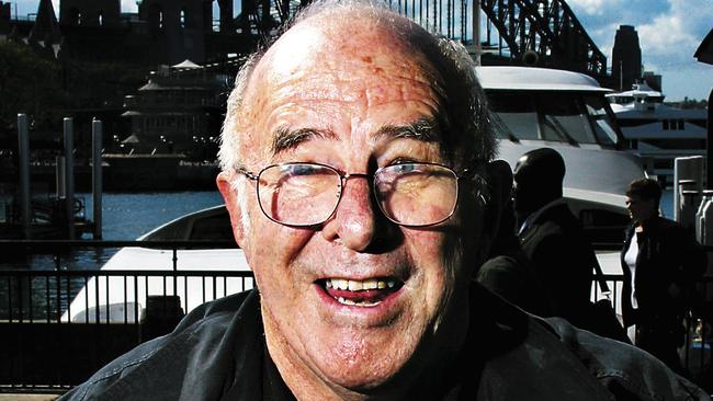 Clive James at Circular Quay in 1993.