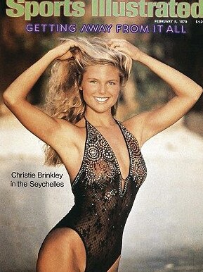 Christie Brinkley on the cover of Sports Illustrated in 1979.