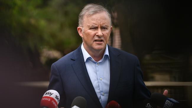 Labor leader Anthony Albanese. Picture: NCA NewsWire/Flavio Brancaleone