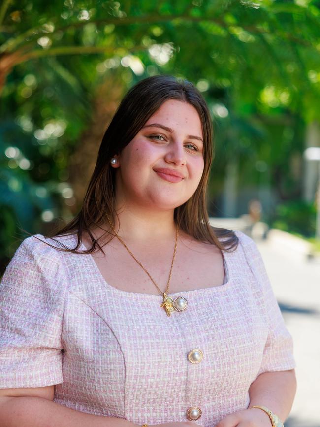 Iraqi refugee Asteer Saleem missed out on a primary school education. Today, she defeated all odds to become first in class for her HSC. Picture: Justin Lloyd.