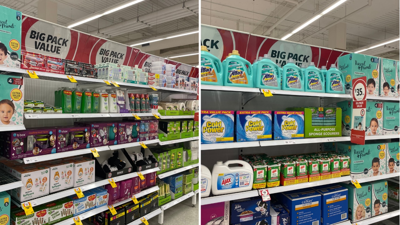 Coles new Big Value Range offers bulk-sized versions of household items