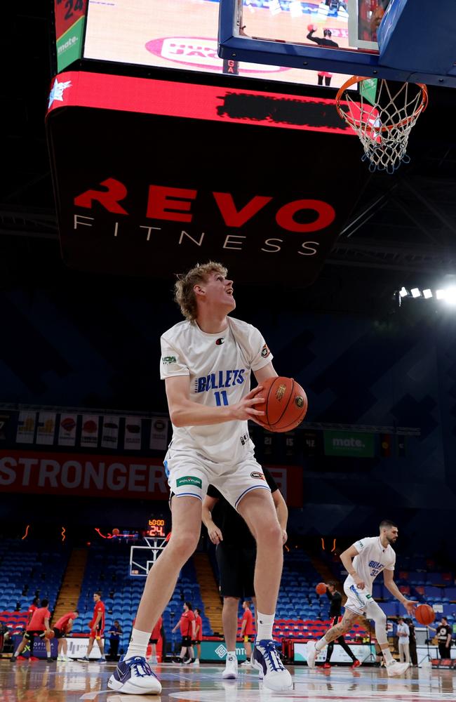 Rocco Zikarsky was built to play basketball. Picture: Getty Images