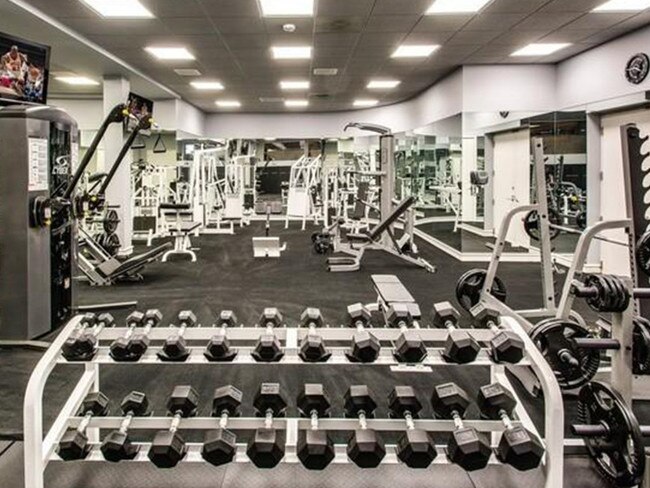 The mansion has its own fitness centre. Picture: realtor.com