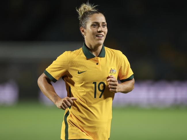 Gorry was at her brilliant best in the heart of the Matildas’ midfield. Picture: Cameron Spencer/Getty Images