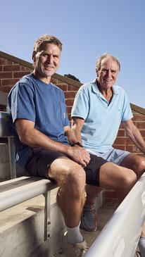 Graham Cornes' candid chat with son Kane Cornes