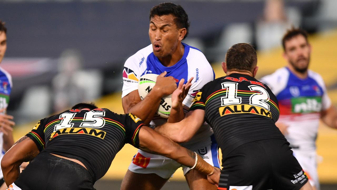 Jacob Saifiti is Newcastle’s Player of the Year. Picture: AAP Image/Dean Lewins