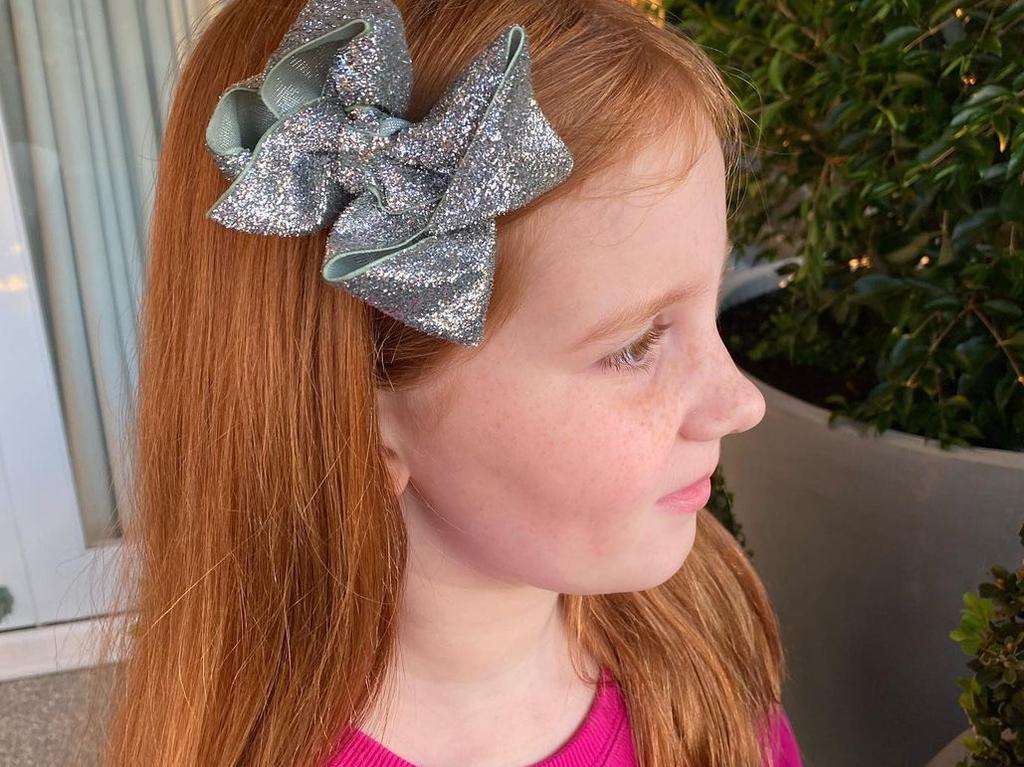 She also manages Pixie's Bows, a headwear brand set up in her daughter's name in 2011. Picture: Instagram/PixieCurtis