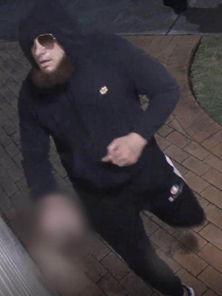 Police have appealed to the public to help identify a suspect in the vandalism of Southern Sydney Synagogue on Railway Parade in Allawah. Picture: NSW Police