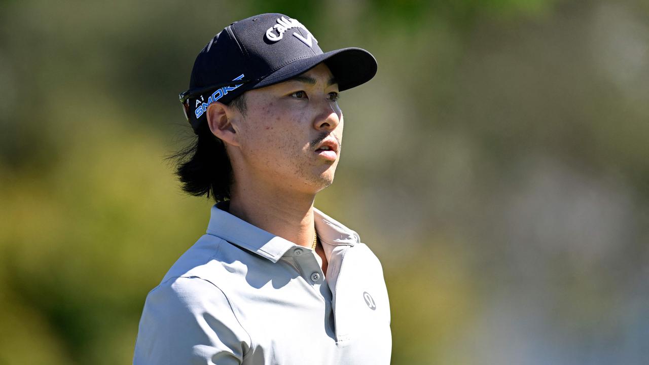 NAPA, CALIFORNIA - SEPTEMBER 13: Min Woo Lee of Australia walks the ninth fairway during the second round of the Procore Championship 2024 at Silverado Resort on September 13, 2024 in Napa, California. Eakin Howard/Getty Images/AFP (Photo by Eakin Howard / GETTY IMAGES NORTH AMERICA / Getty Images via AFP)