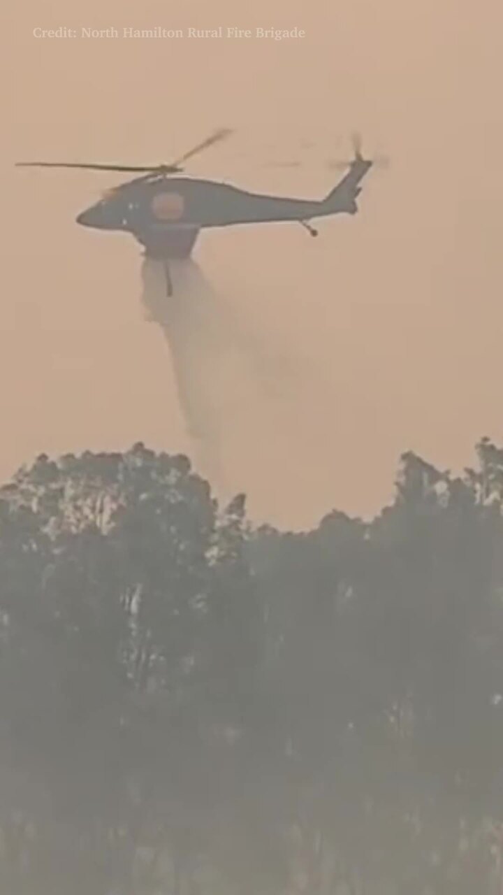 Fire rages, Grampians closed over Christmas