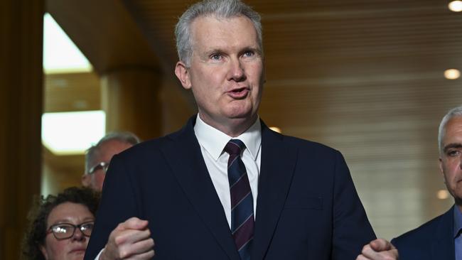 Workplace Relations Minister Tony Burke has refused to intervene in the industrial dispute between DP World and its workers. Picture: NCA NewsWire / Martin Ollman