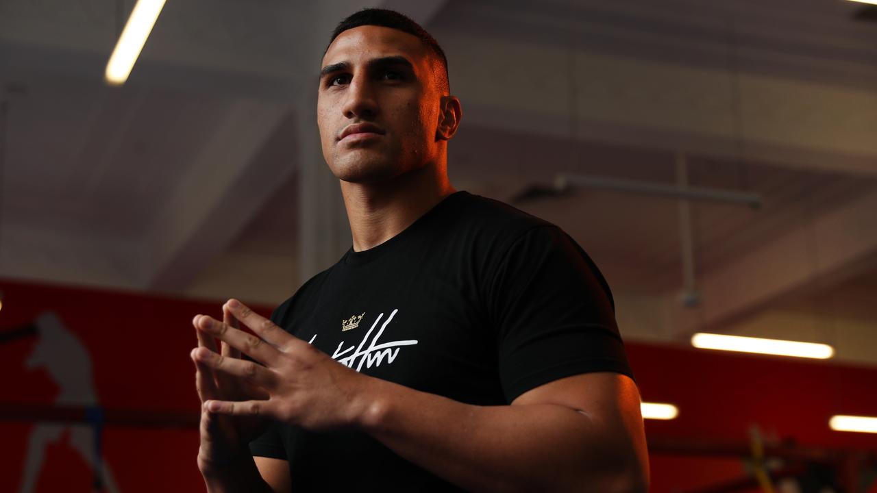 Justis Huni has a busy calendar of fights coming up starting with Christian Ennor followed by Paul Gallen and then the Tokyo Olympics. Picture: Richard Dobson