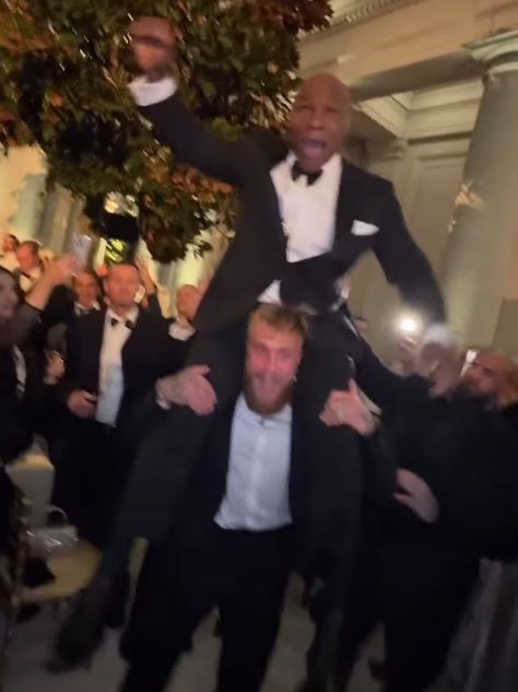 Jake Paul and Mike Tyson were among the high-profile guests. Picture: Instagram