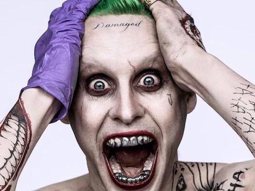 Jared Leto looks terrifying as the Joker