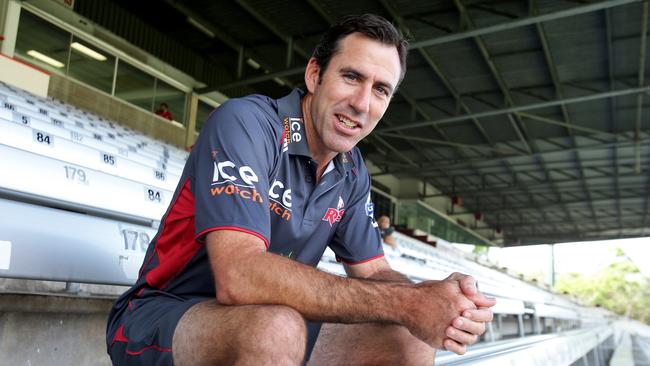 Reds coach Richard Graham at Ballymore. Pic Peter Wallis