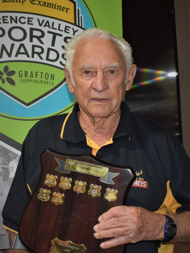 Clarence Canegrowers Association Max Godbee Award winner for Contribution to Sport in the Clarence Valley was Ken Maughan at the 2020 Clarence Valley Sports Awards at Grafton District Services Club on Saturday, 14th November, 2020. Photo Bill North / The Daily Examiner