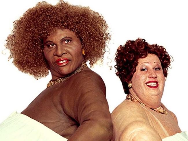 David Walliams as Desiree and Matt Lucas as Bubbles from British sketch comedy Little Britain. The show has been pulled from Netflix, Stan and the BBC’s iPlayer. Picture: Supplied