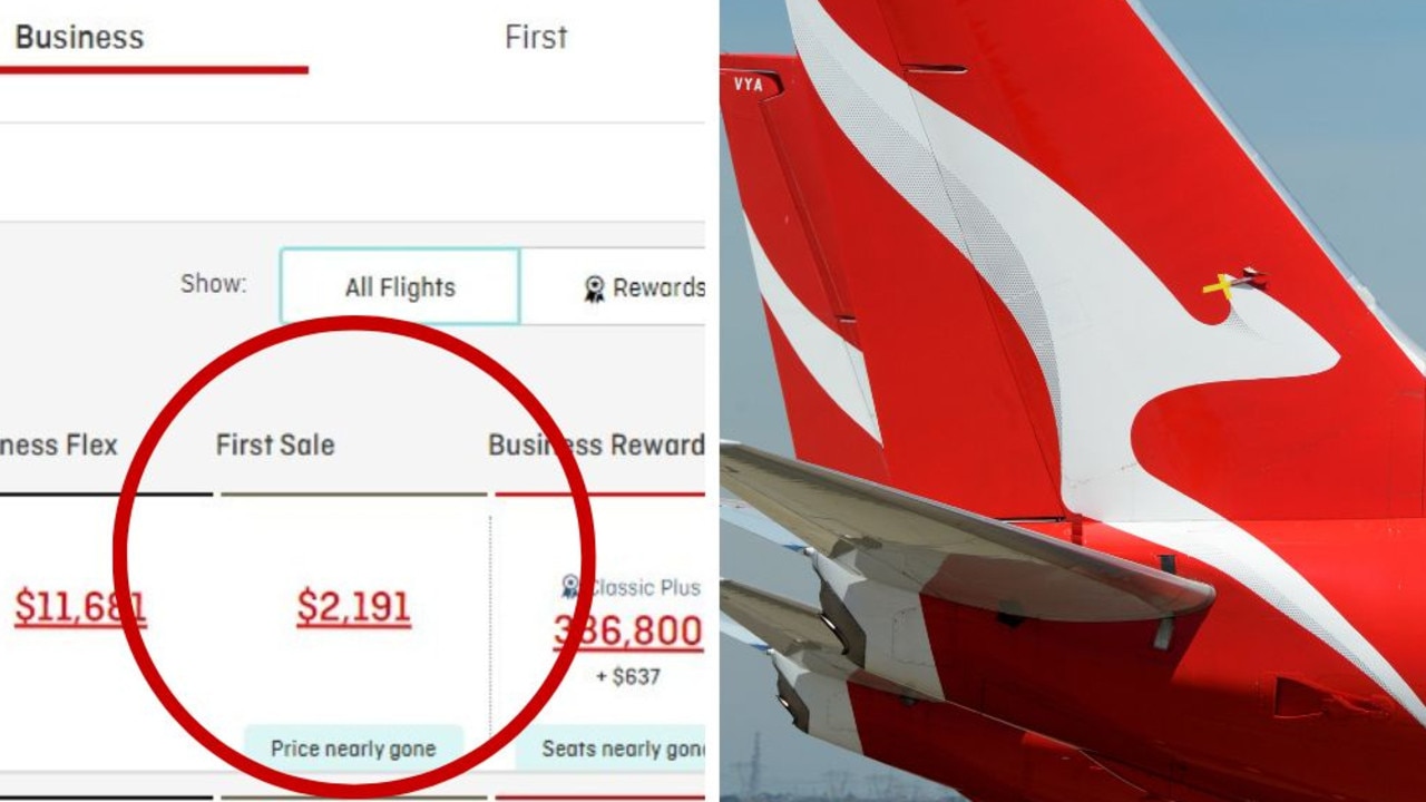 Qantas sells 300 first class fares by mistake