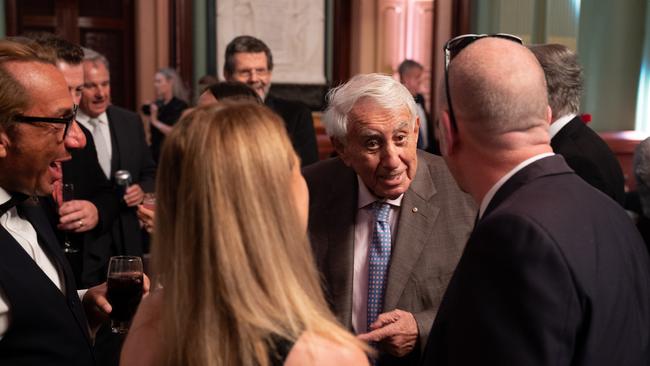 Harry Triguboff pictured at his 90th birthday celebrations. Picture: Esteban La Tessa.