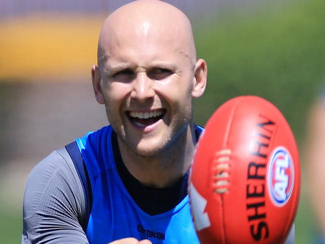 Gary Ablett Junior. Geelong Cats training at Deakin University Waurn Ponds. Picture: Peter Ristevski