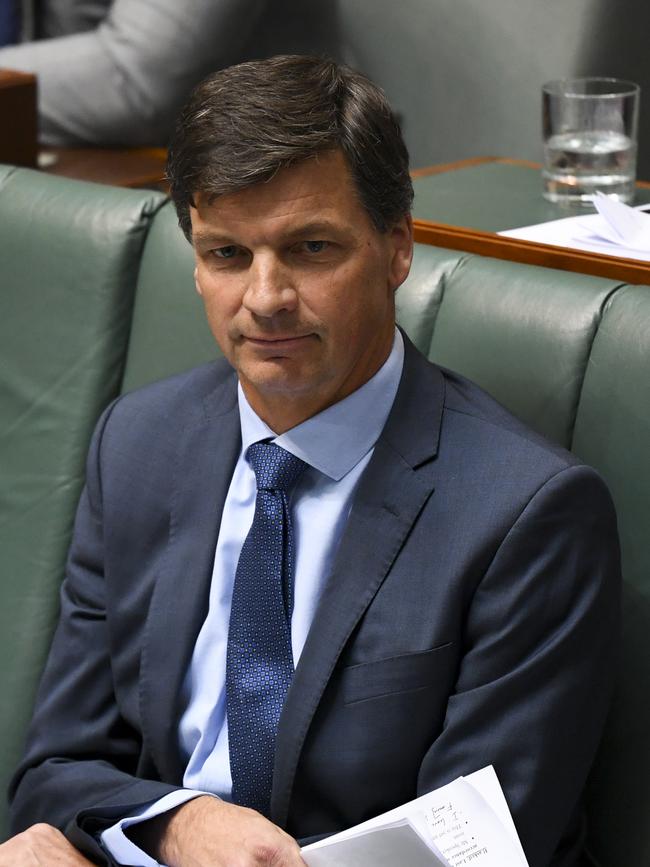 Energy Minister Angus Taylor. Picture: Lukas Coch