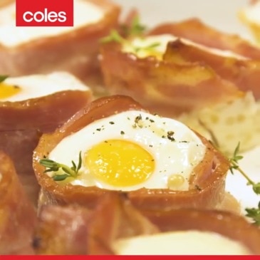 Bacon and egg breakfast cups