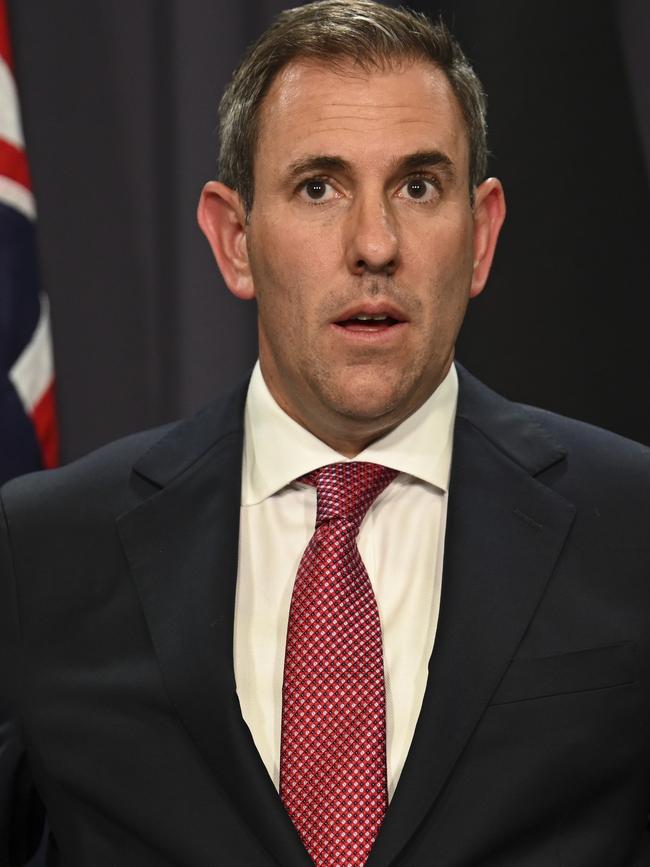 Treasurer Jim Chalmers at Parliament House in Canberra. Picture: NCA NewsWire / Martin Ollman