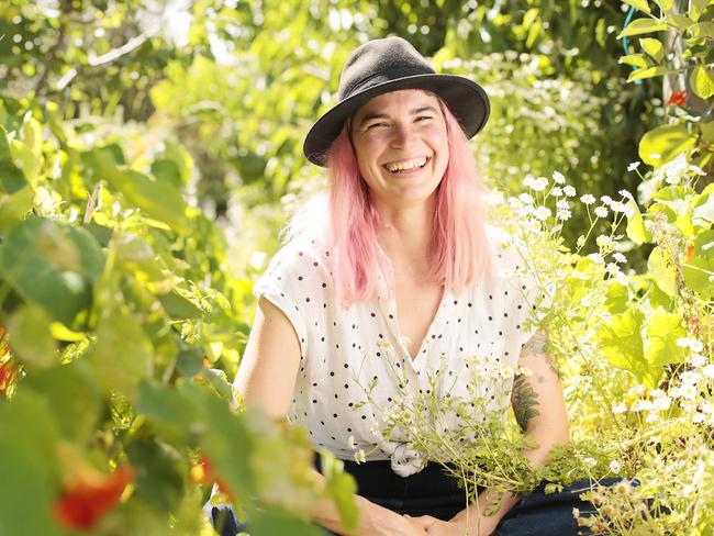 Hannah Moloney, of Good Life Permaculture, is guided by whether or not her actions will be of benefit to the future. Picture: MATHEW FARRELL