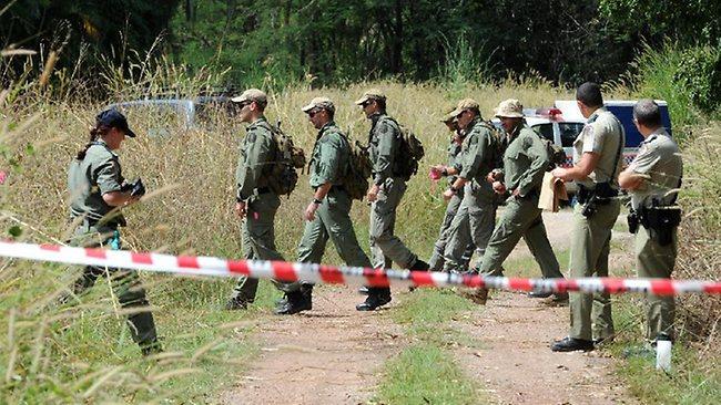 Police searching the rural propertyMatt Vanko