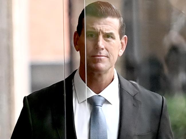 SYDNEY, AUSTRALIA.NewsWire Photos. FEBRUARY 5, 2023.Ben Roberts-Smith arrives at Federal Court in Sydney for his appeal in his defamation loss against the SMH, Age and Canberra Times over reports alleging he is a war criminal.Picture: NCA NewsWire / Jeremy Piper