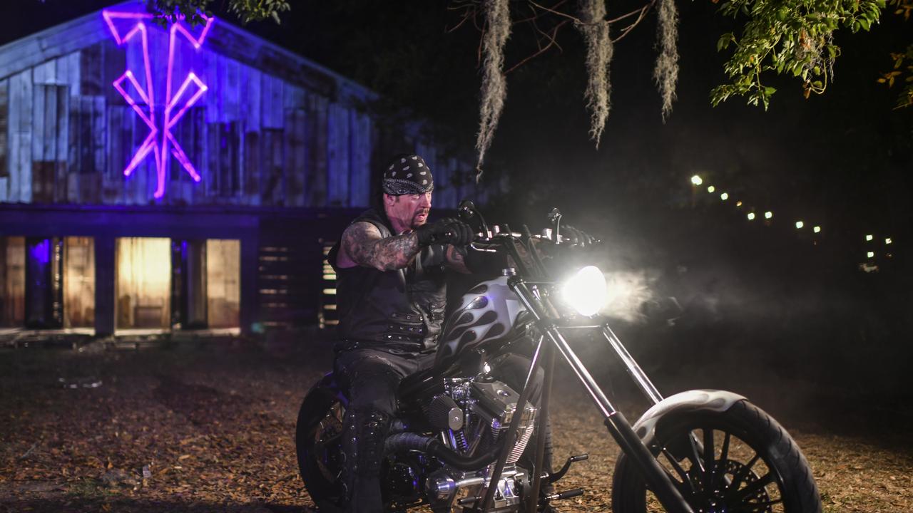 The Undertaker during his Boneyard match against AJ Styles.