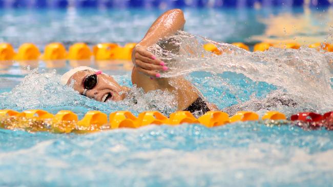 Kiah Melverton - Swimming, 800m and 1500m freestyle. (AAP Image/Kelly Barnes)