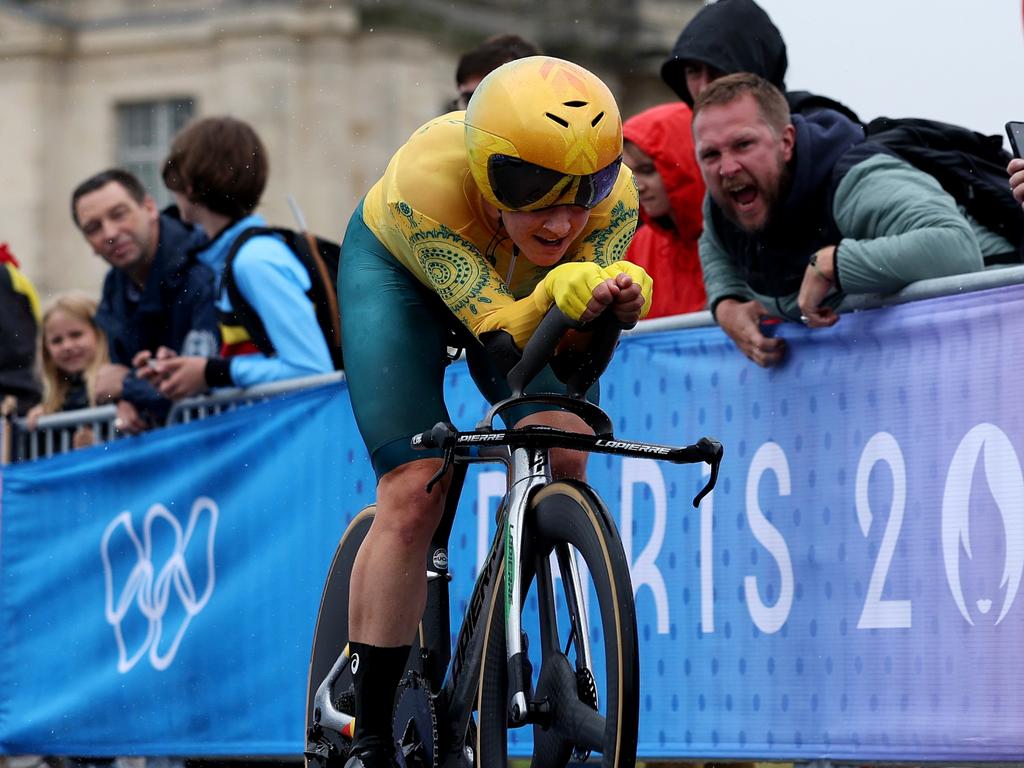 As others faltered, Brown stayed upright to claim gold. (Photo by Alex Broadway/Getty Images)