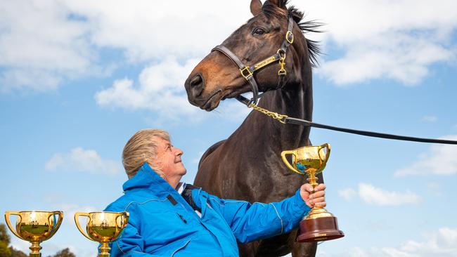 Tony Santic’s name is also famous as owner of three-time Melbourne Cup winner Makybe Diva. Picture: Jason Edwards