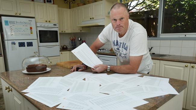 Alan, from Mount Waverley, was billed more than $20,000. Picture: Tony Gough