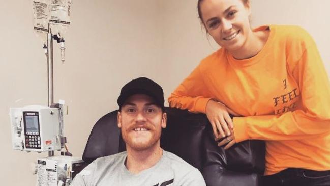 Jarryd Roughead’s cancer treatment has begun