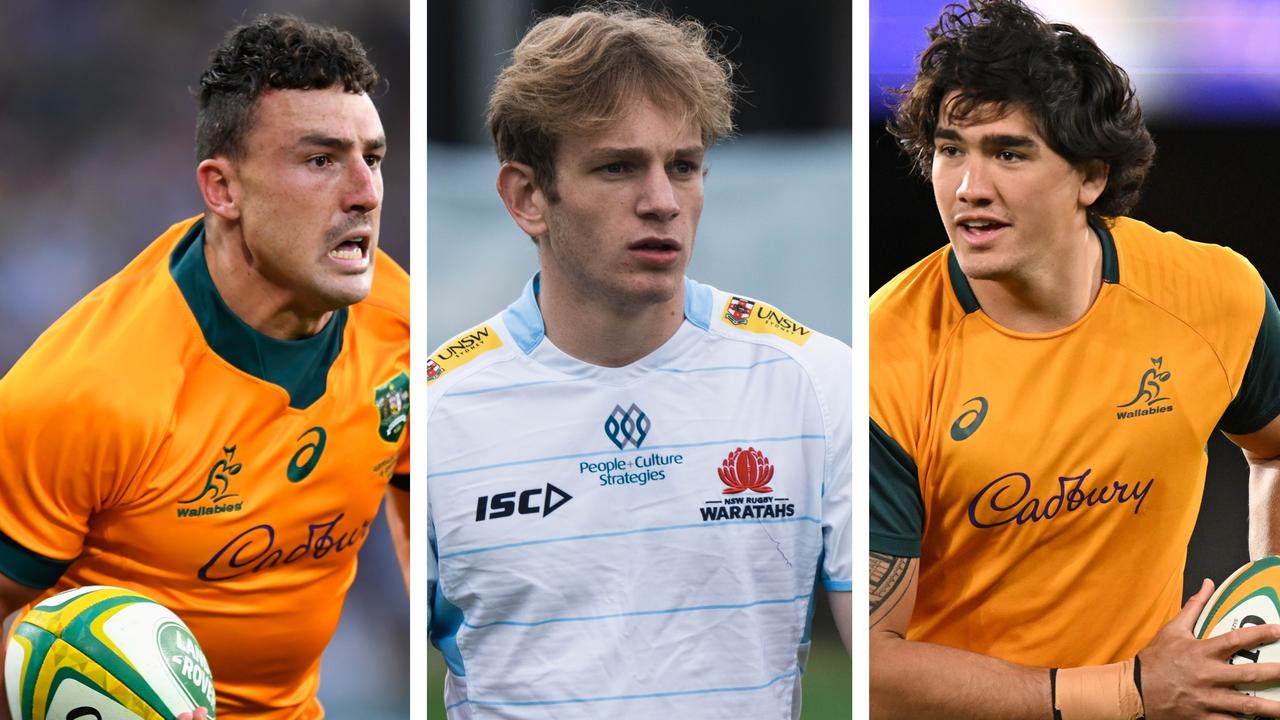 Tom Banks and Darcy Swain have been selected for Australia A alongside teen sensation Max Jorgensen. Photo: Getty Images/Waratahs Media