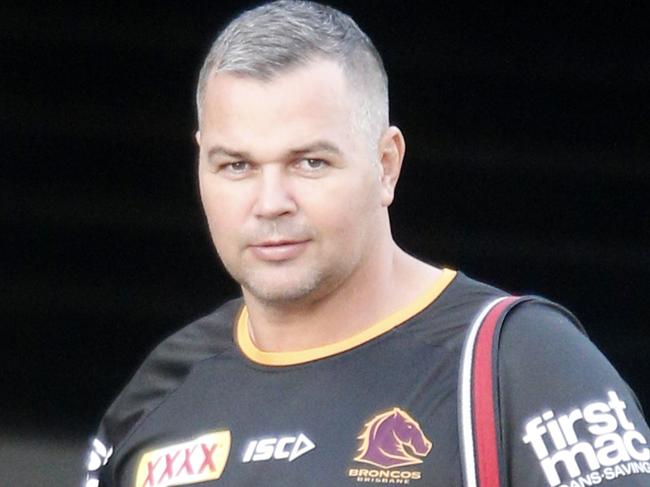 Anthony Seibold leaves the Broncos Clubhouse at 4.30pm, Monday 29th June 2020 - Photo Steve Pohlner