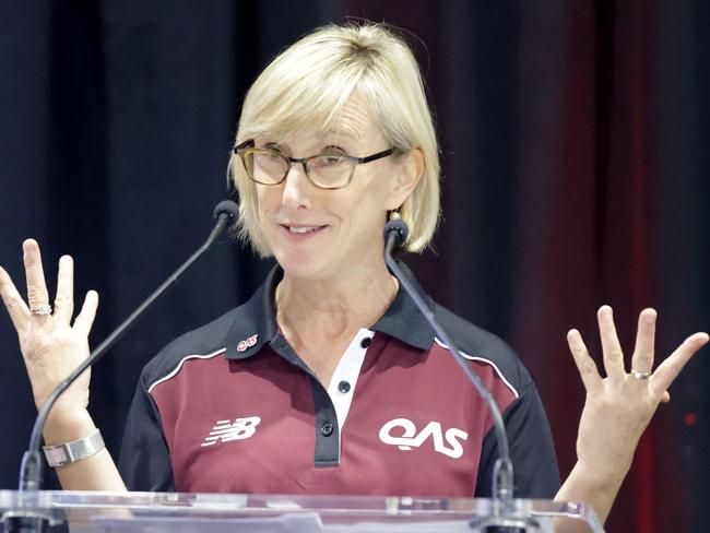 Chelsea Warr the CEO of QAS, at the launch of ÃQAS Dream TwiceÃ for QAS Athletes & QLD businesses Ã&#144; for flexible, paid employment opportunities, on Tuesday 21st November 2023 - Photo Steve Pohlner