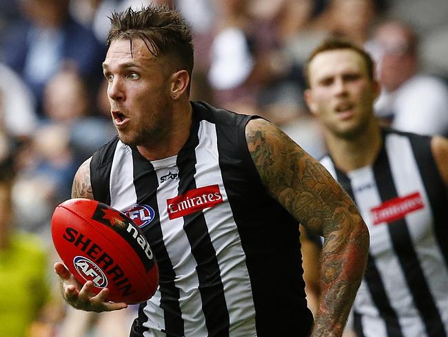 Unemployed: Dane Swan has time to be on a reality TV show now that illustrious AFL career has finished. Picture:Wayne Ludbey