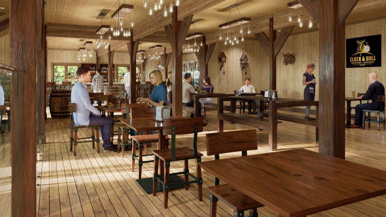 LODGED: A new microbrewery, restaurant and shop, to be called the Cluck and Bull Brewhouse and Chowhouse, has been proposed inside the old Black Forest Cuckoo Clock Centre on New England Highway in Cabarlah.